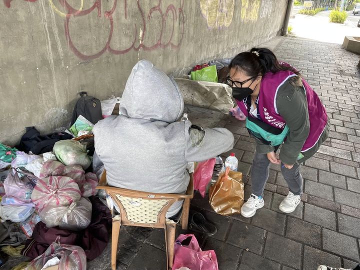 街頭訪視，提供協助(標題圖檔)