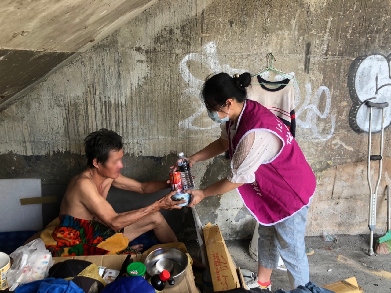 【💪關懷服務】板橋訪視，食物補給(標題圖檔)